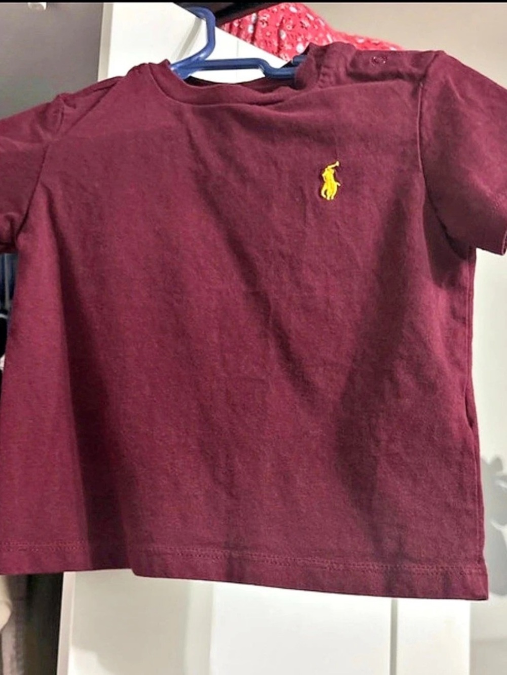 Polo Ralph Lauren Cotton Jersey T-Shirt Burgundy
